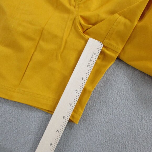 Gymshark Rest Day Woven Shorts Mens XL Burnt Yellow Belted Stretch Training NWT - Picture 6 of 10